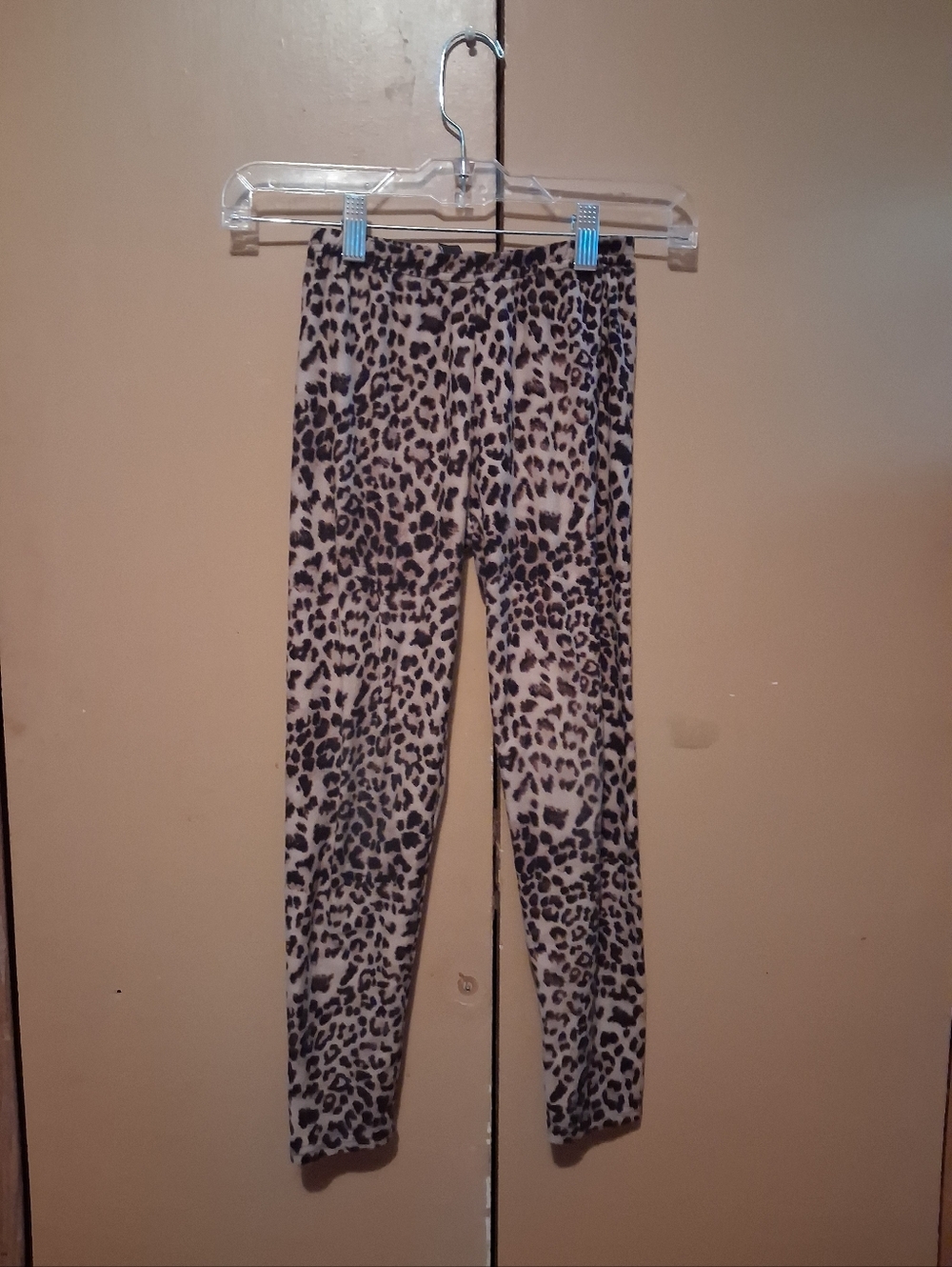 Kristin Nicole Kids Leopard Print Medium 10/12 Leggings